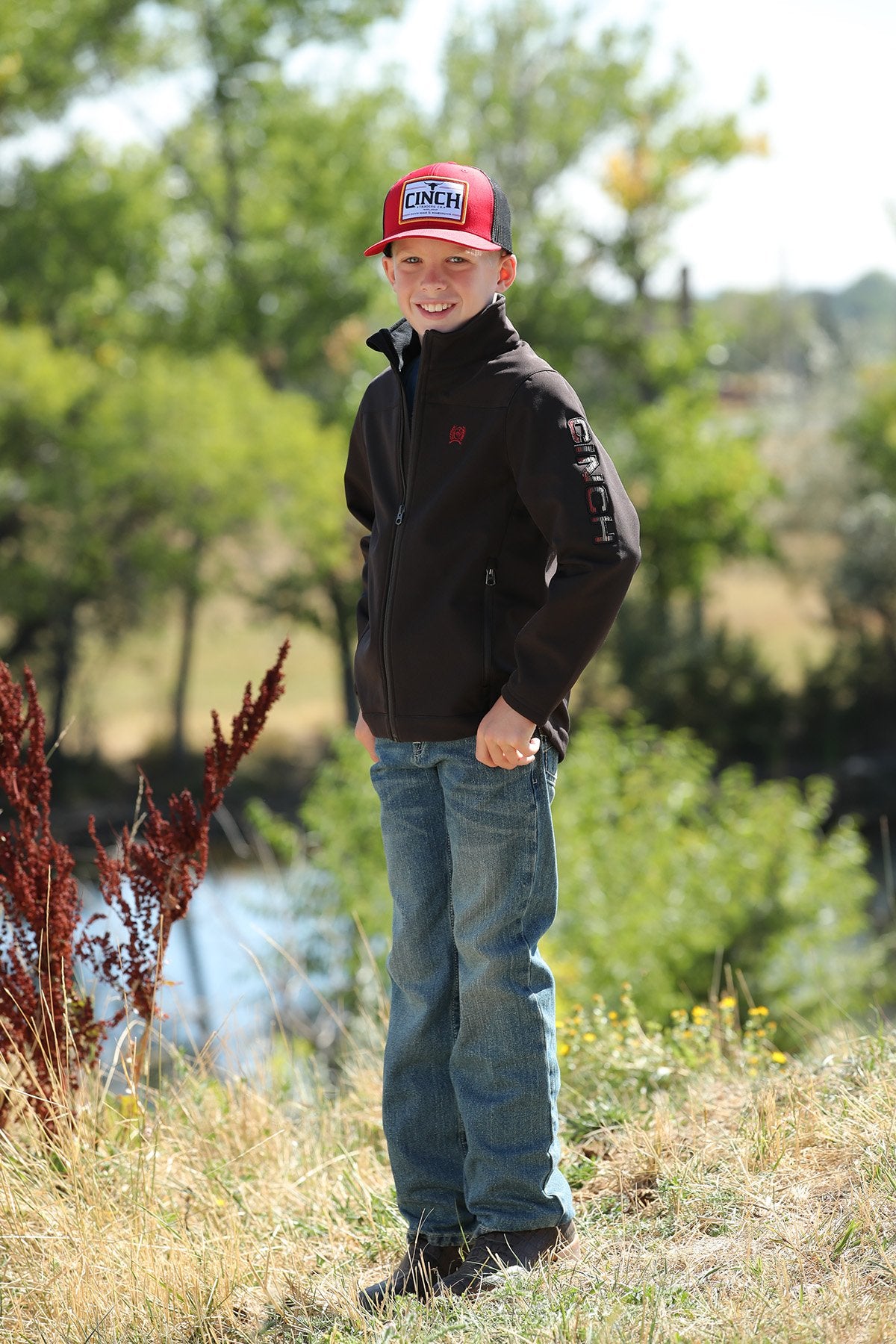 Cinch Boys Bonded Jacket - Brown