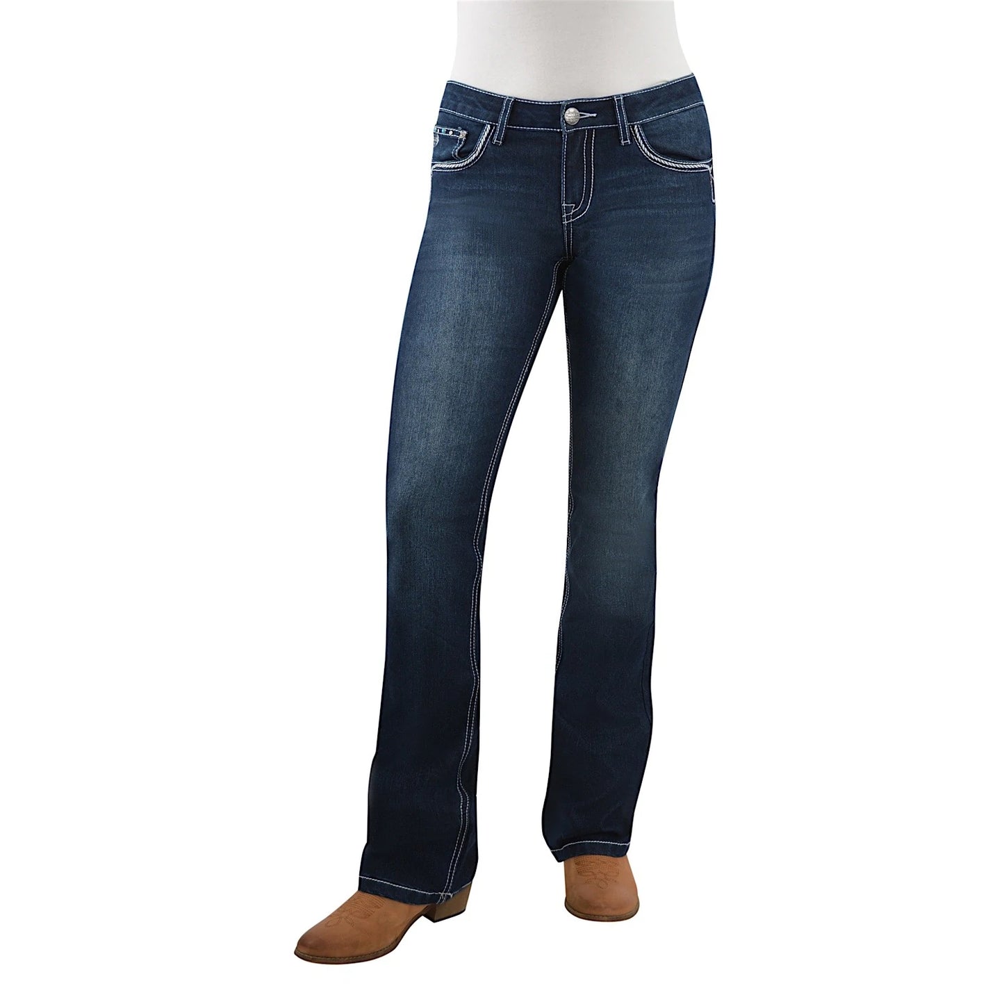 Ladies Pure Western Bootcut Jean - PCP2208573