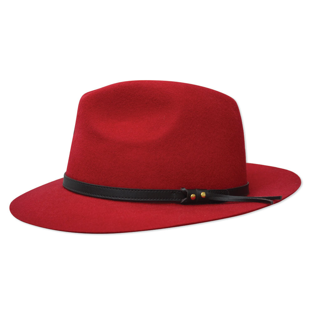 Thomas Cook Jagger Wool Felt Hat - Red - TCP1916002
