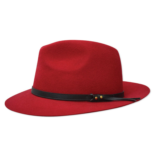 Thomas Cook Jagger Wool Felt Hat - Red