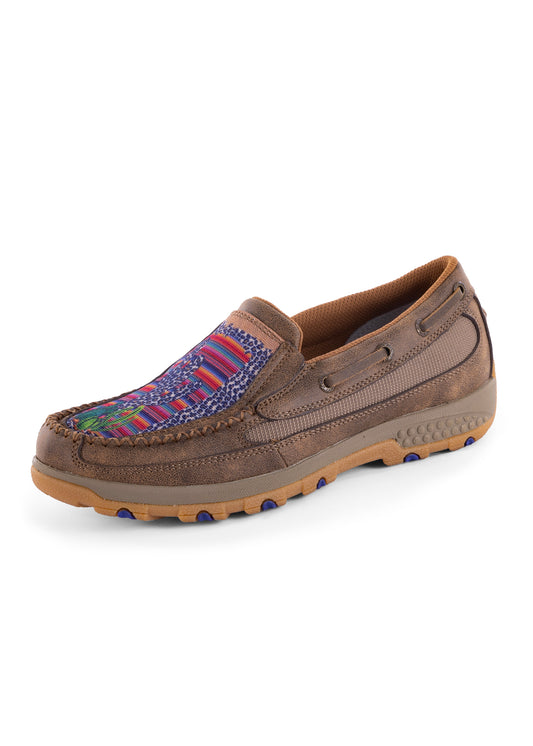 Twisted X Ladies Slip On Cactus Cellstretch Mocs